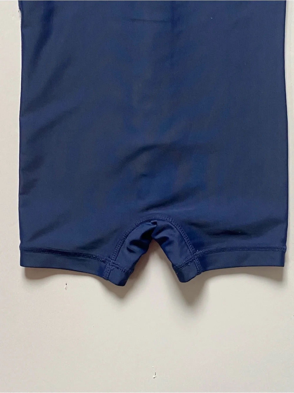 Hannah Anderson Rashguard Swimsuit Size 12 18 months 75 Navy Blue One Piece Zips